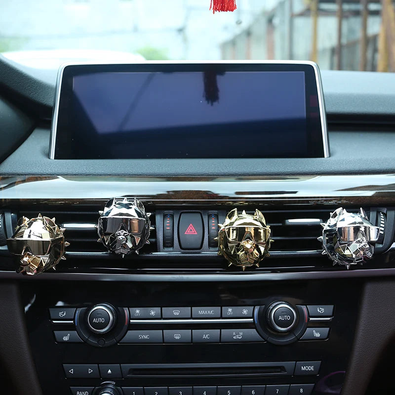 Bulldog Vent Clip — Decorative Car Diffuser (Add Your Own Oil)