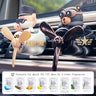 Rotating Propeller Car Air Freshener — Novelty Vent Clip with Solid Fragrance