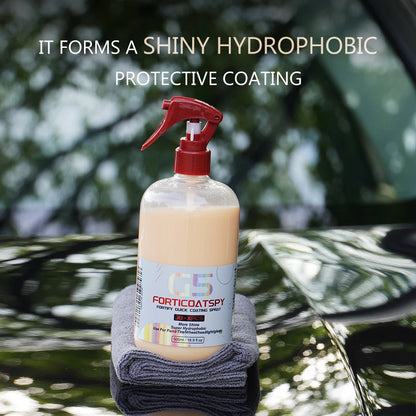 Ceramic Quick Coating Spray — Hydrophobic Shine in 3 Minutes