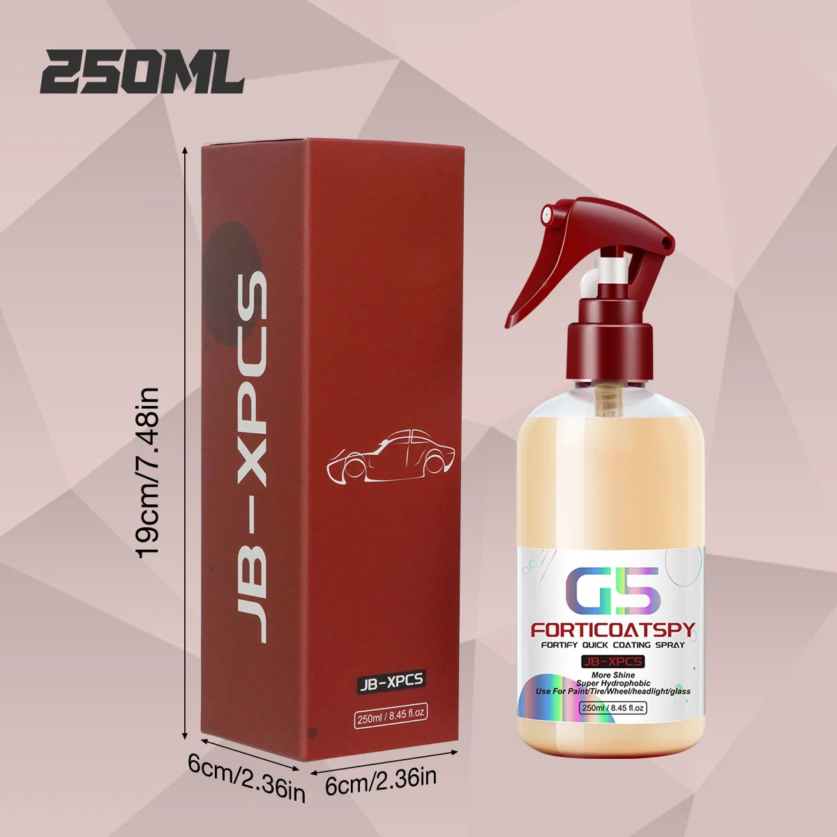 Ceramic Quick Coating Spray — Hydrophobic Shine in 3 Minutes