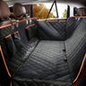 Dog Car Seat Cover & Hammock — Waterproof Oxford, Side Flaps, Seat Belt Access